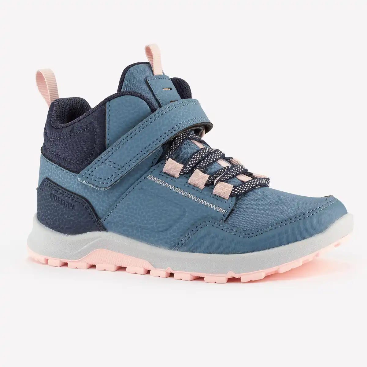 Bild 1 von QUECHUA Wanderschuhe Kinder Grösse 28–34 halbhoch Klettverschluss - NH500 blau