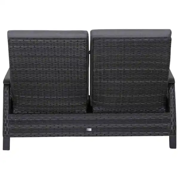 Bild 2 von Lounge-Bank »Solea«, BxHxT: 151.5 x 97 x 151.5 cm, Gardino-Geflecht/Aluminium