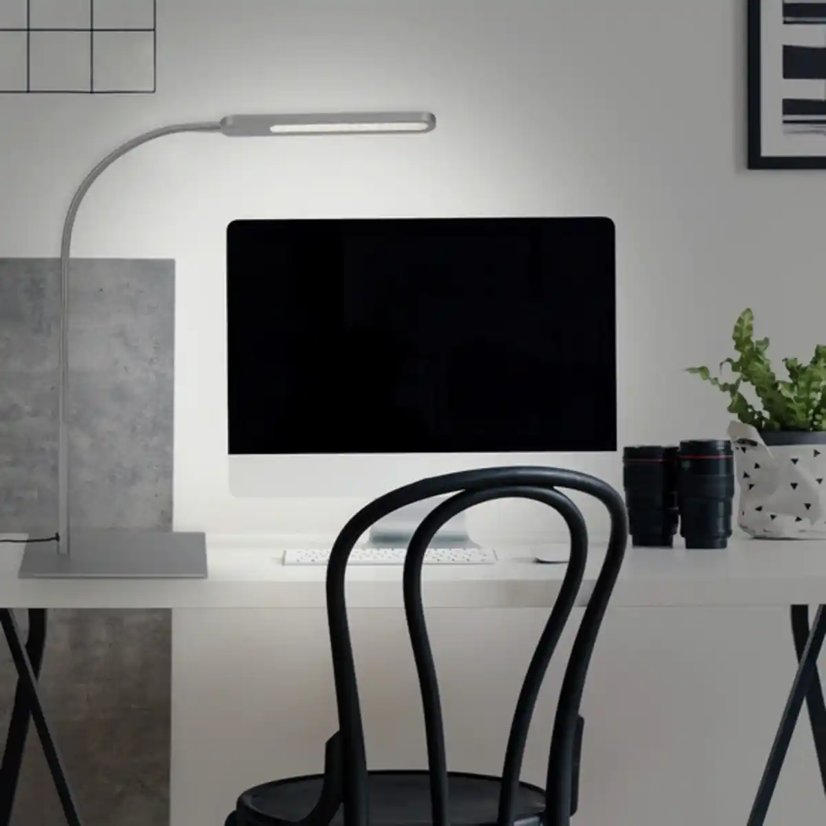 Bild 2 von LED-Tischleuchte »SERVO«, BxHxL: 16,5 x 95 x 23 cm, 8 W, Kunststoff