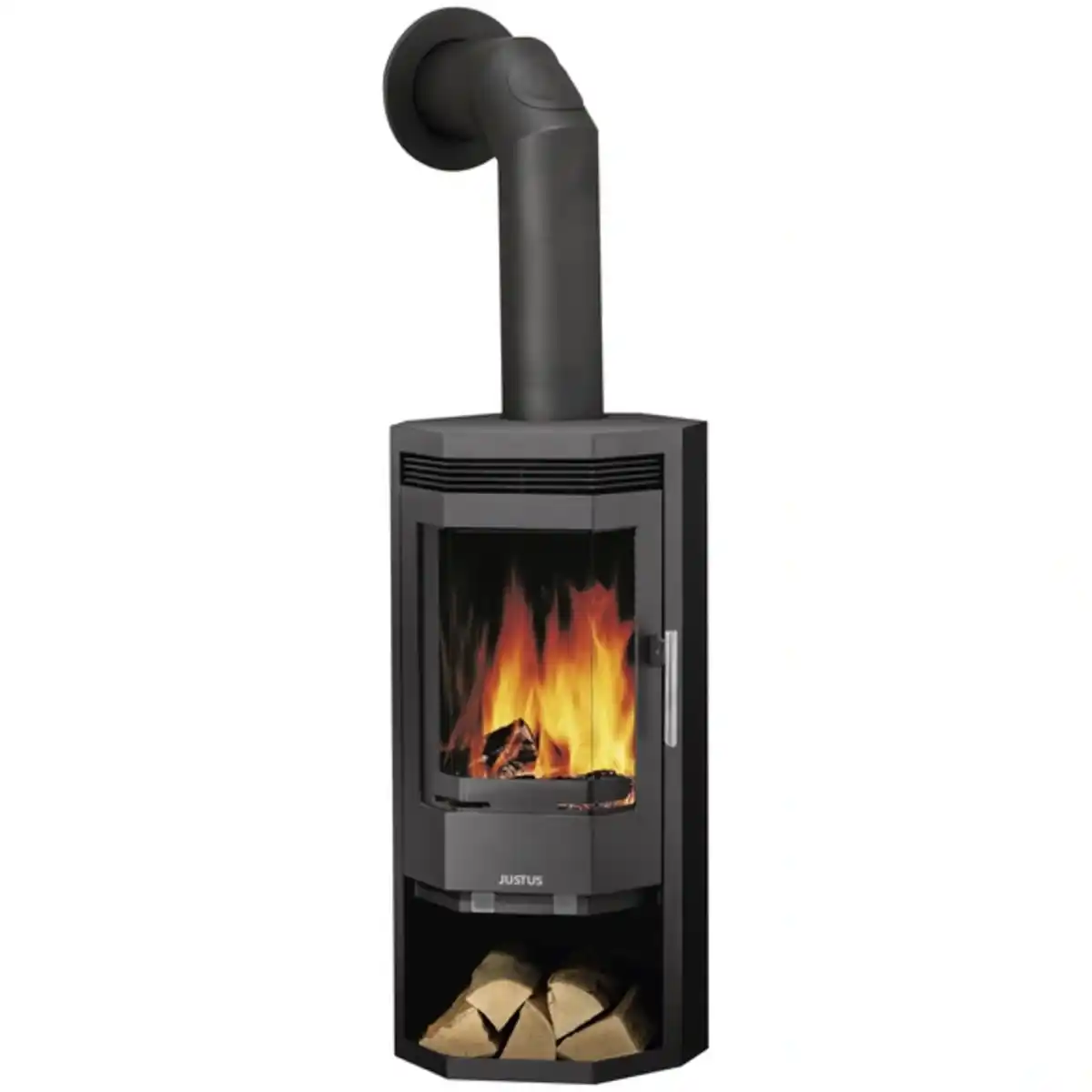 Bild 1 von Kaminofen »Usedom 5«, gussgrau, Stahl, 5 kW