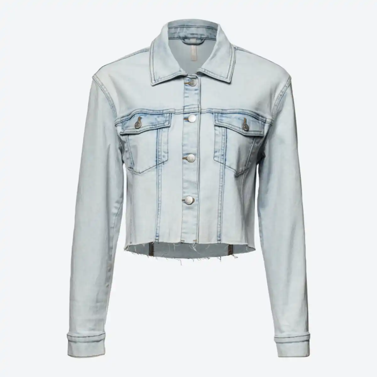 Bild 2 von Damen-Jeansjacke mit offener Saumkante