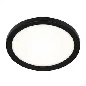 LED-Außenwandleuchte, Ø: 21 cm, Höhe: 2,8 cm, 8 W