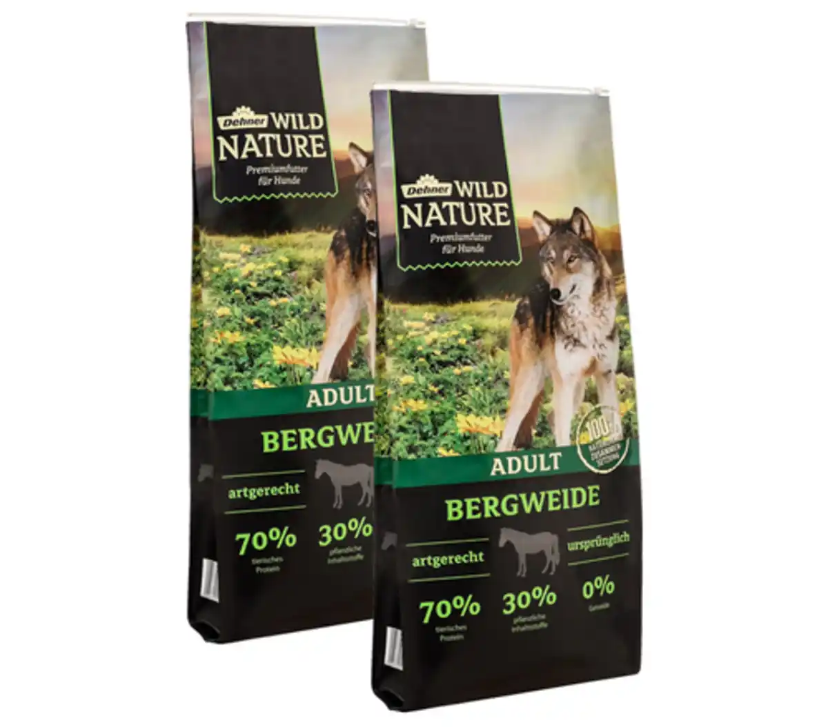Bild 1 von Dehner Wild Nature Trockenfutter für Hunde Bergweide Adult