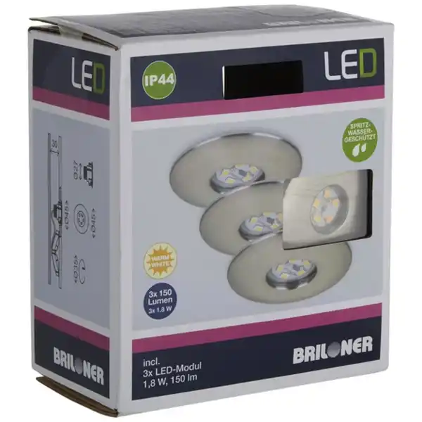 Bild 3 von LED-Einbauleuchte »ATTACH«, inkl. Leuchtmittel in warmweiß