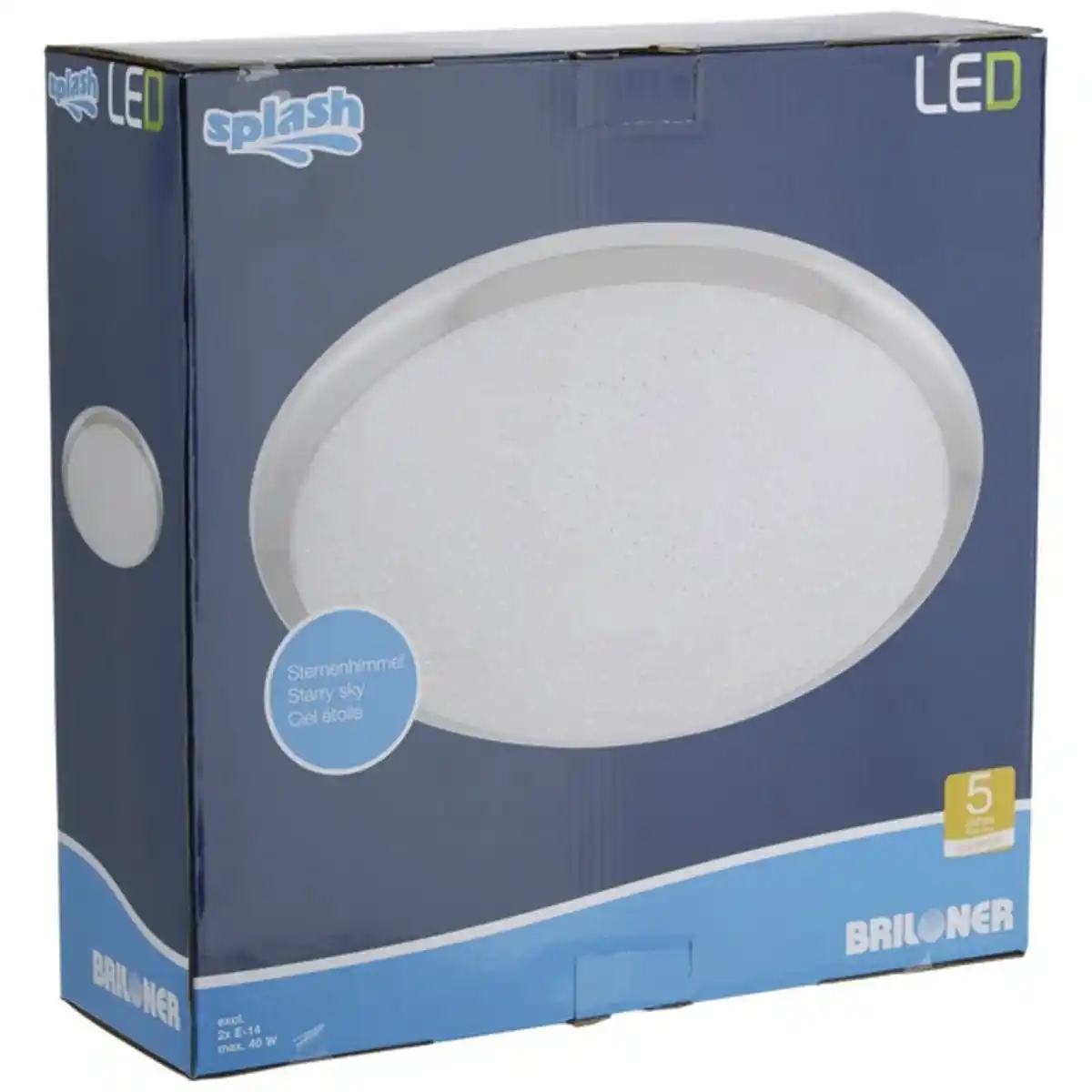 Bild 3 von LED-Deckenleuchte »SPLASH«, E14, inkl. Leuchtmittel in warmweiß