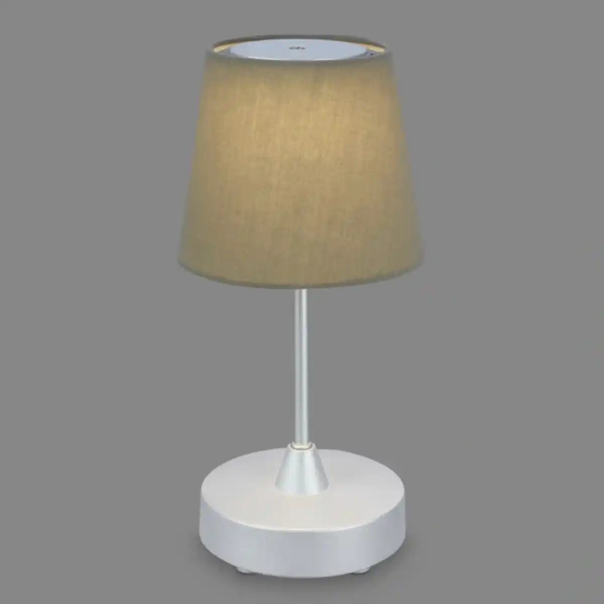 Bild 2 von Tischleuchte »COMPA«, ØxH: 12,5 x 30 cm, 3 W, Kunststoff/Stoff
