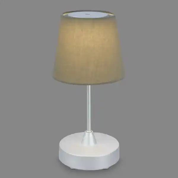 Bild 2 von Tischleuchte »COMPA«, ØxH: 12,5 x 30 cm, 3 W, Kunststoff/Stoff