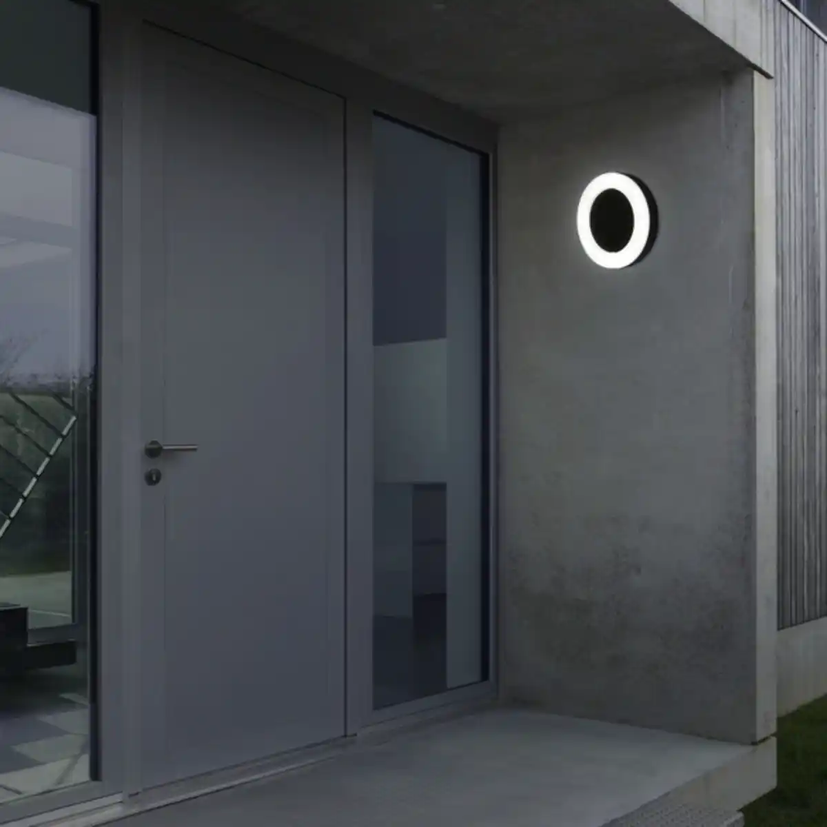 Bild 2 von LED-Außenwandleuchte, Ø: 19 cm, Höhe: 4,5 cm, 15 W