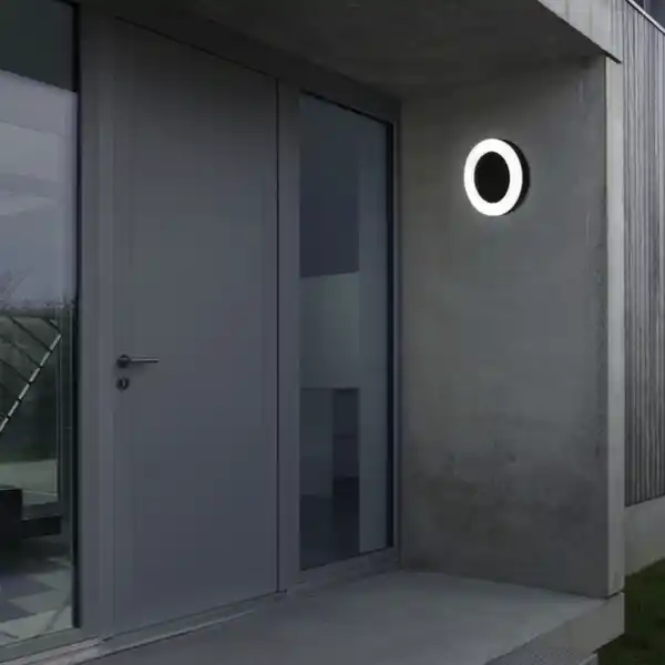 Bild 2 von LED-Außenwandleuchte, Ø: 19 cm, Höhe: 4,5 cm, 15 W