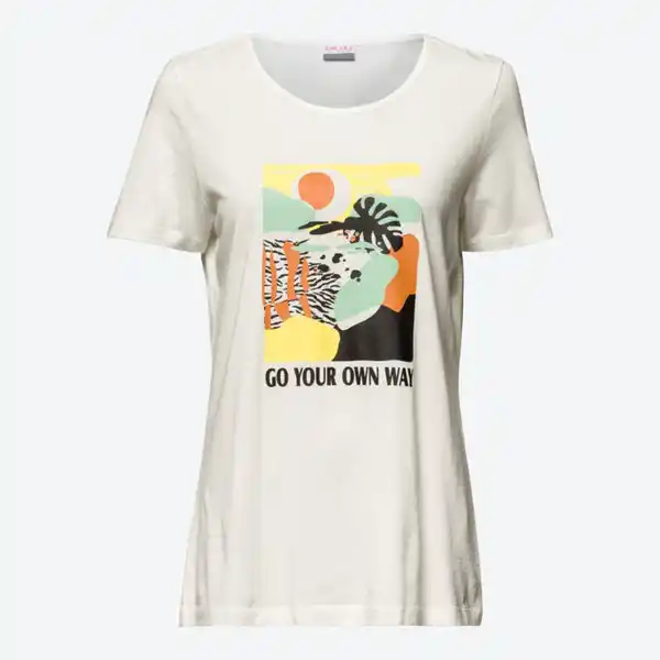 Bild 2 von Damen-Kombi-Oberteil mit Frontaufdruck