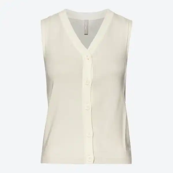 Bild 2 von Damen-Feinstrickweste mit Knopfleiste