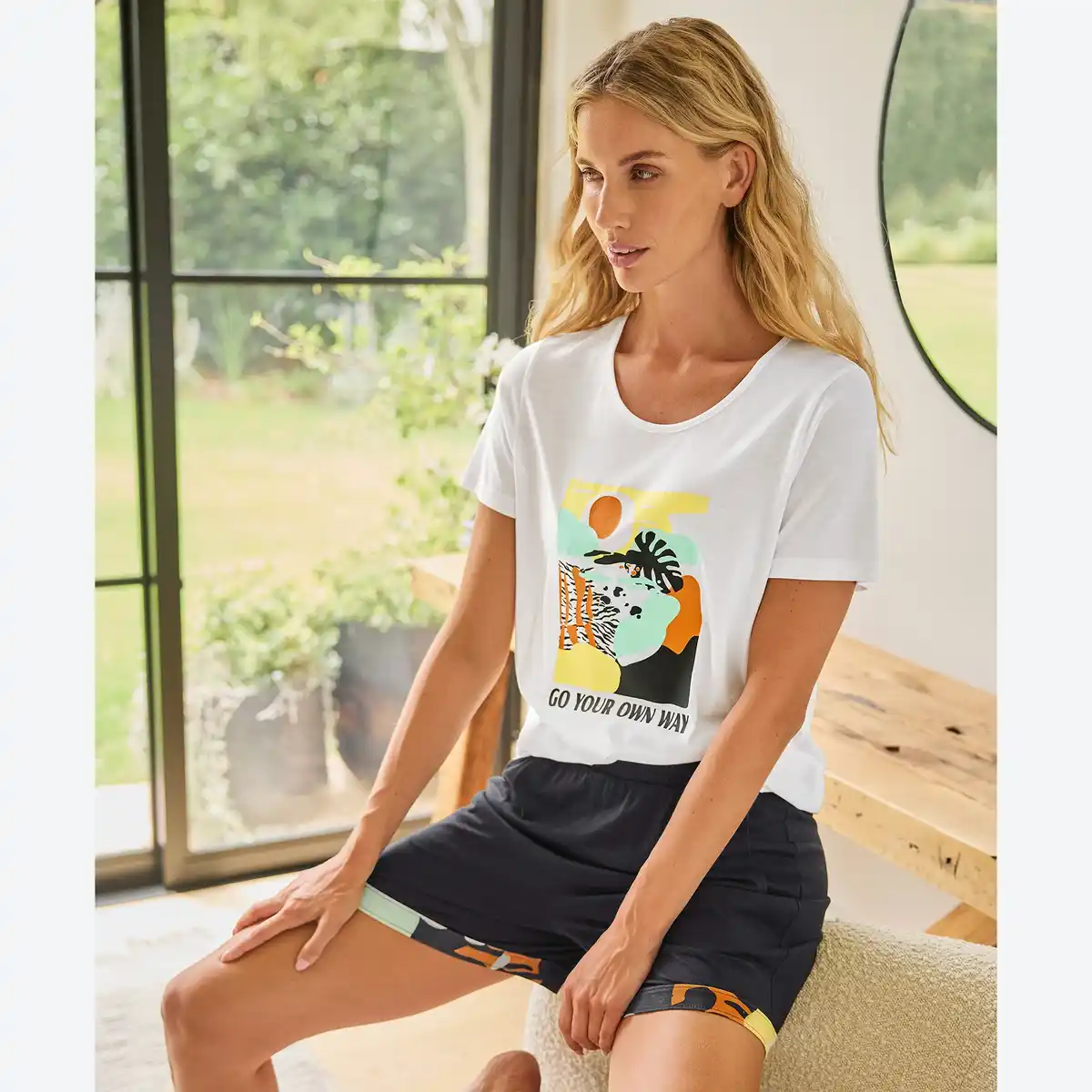 Bild 1 von Damen-Kombi-Unterteil mit Safari-Streifen