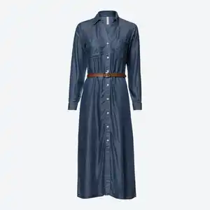 Damen-Kleid mit Gürtel