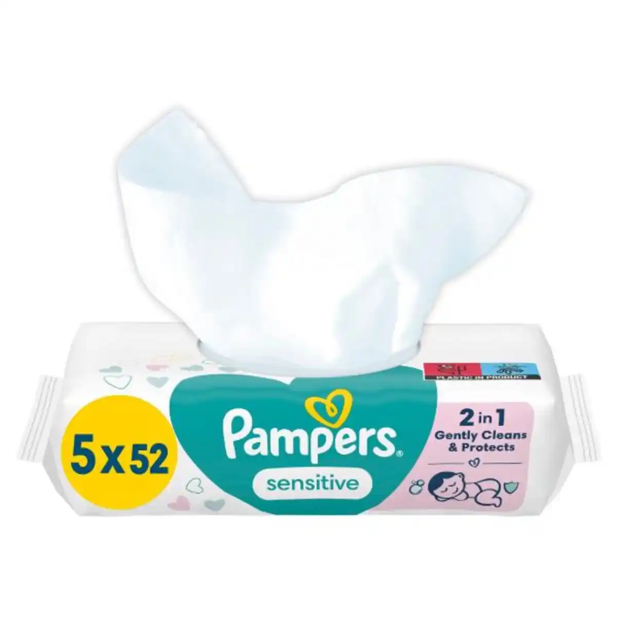 Bild 1 von Pampers Sensitive Feuchte Tücher