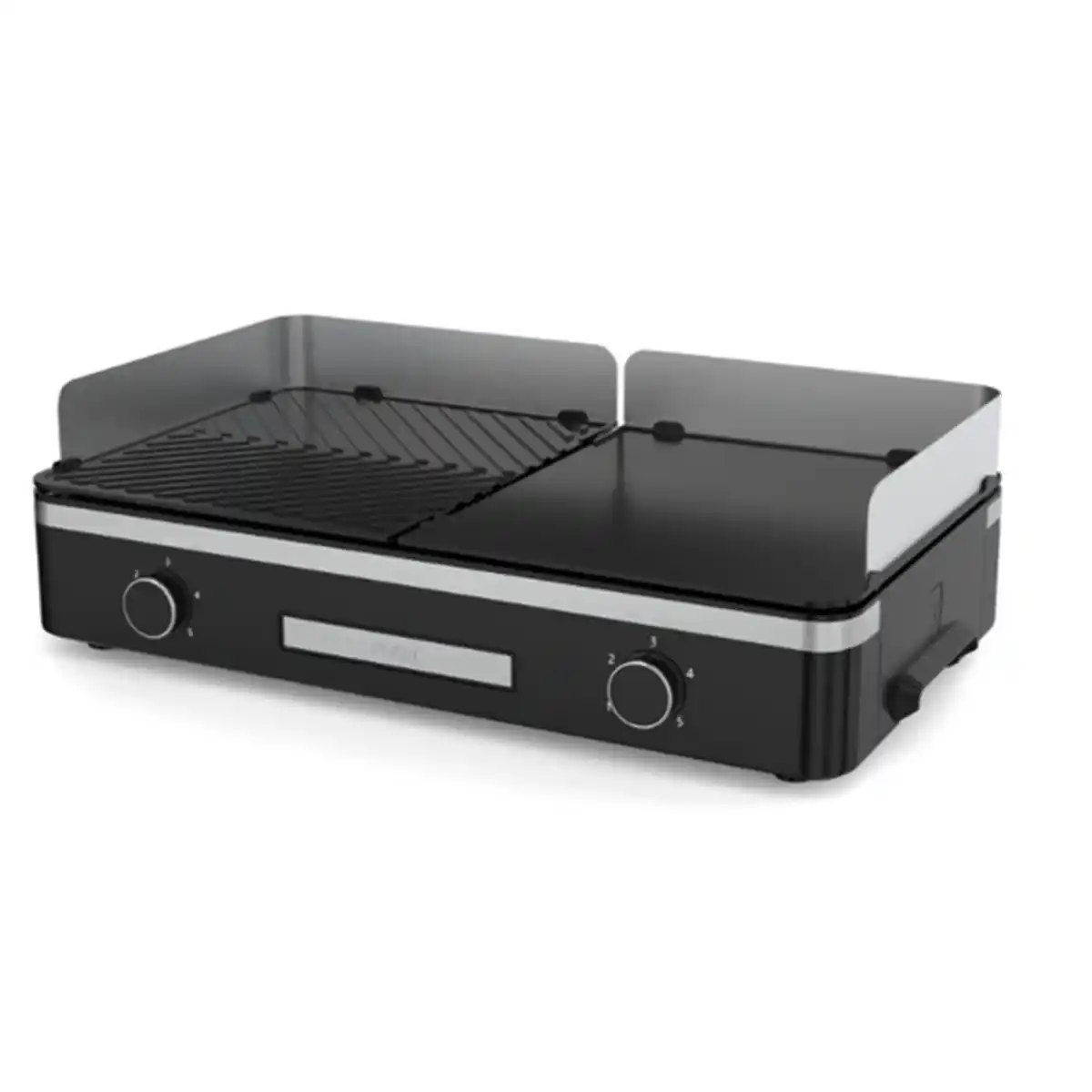 Bild 1 von Elektrogrill, 2 x 28,3 x 24,7 cm , 2400 W, schwarz