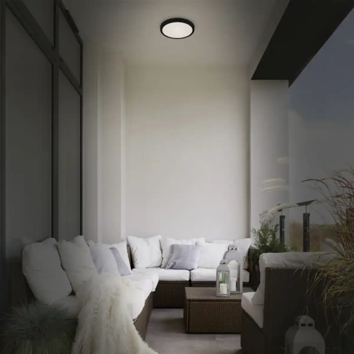 Bild 2 von Außenleuchte »RUNA«, Ø: 28 cm, 18,5 W, Metall/Kunststoff