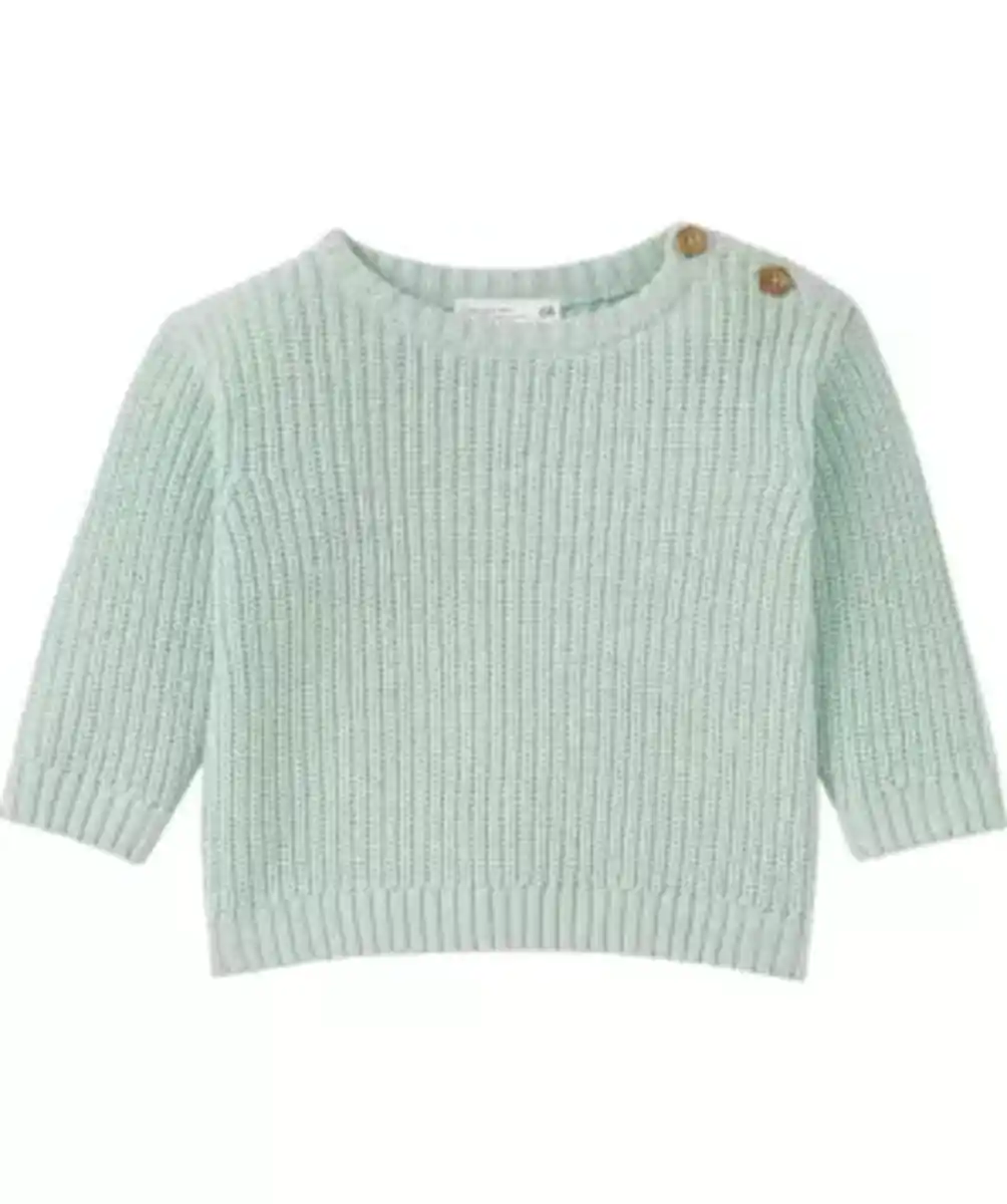 Bild 1 von Newborn Strickpullover, mintgrün
