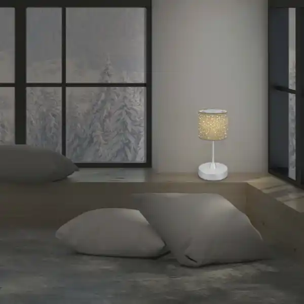 Bild 2 von Tischleuchte »LOLE«, ØxH: 12,5 x 30 cm, 3 W, Kunststoff/Stoff