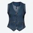 Bild 2 von Damen-Jeansweste mit Knopfleiste