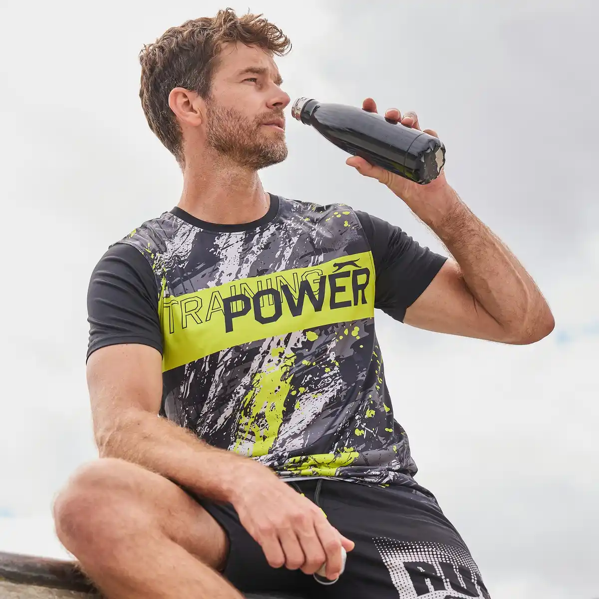 Bild 1 von Herren-Funktions-T-Shirt mit Rundhalsausschnitt