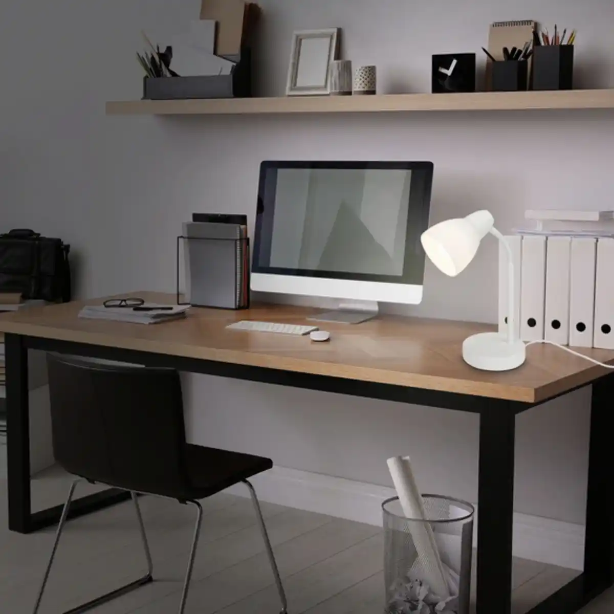 Bild 3 von Tischleuchte »MASANI«, ØxH: 18,5 x 30 cm, 25 W, Metall/Glas