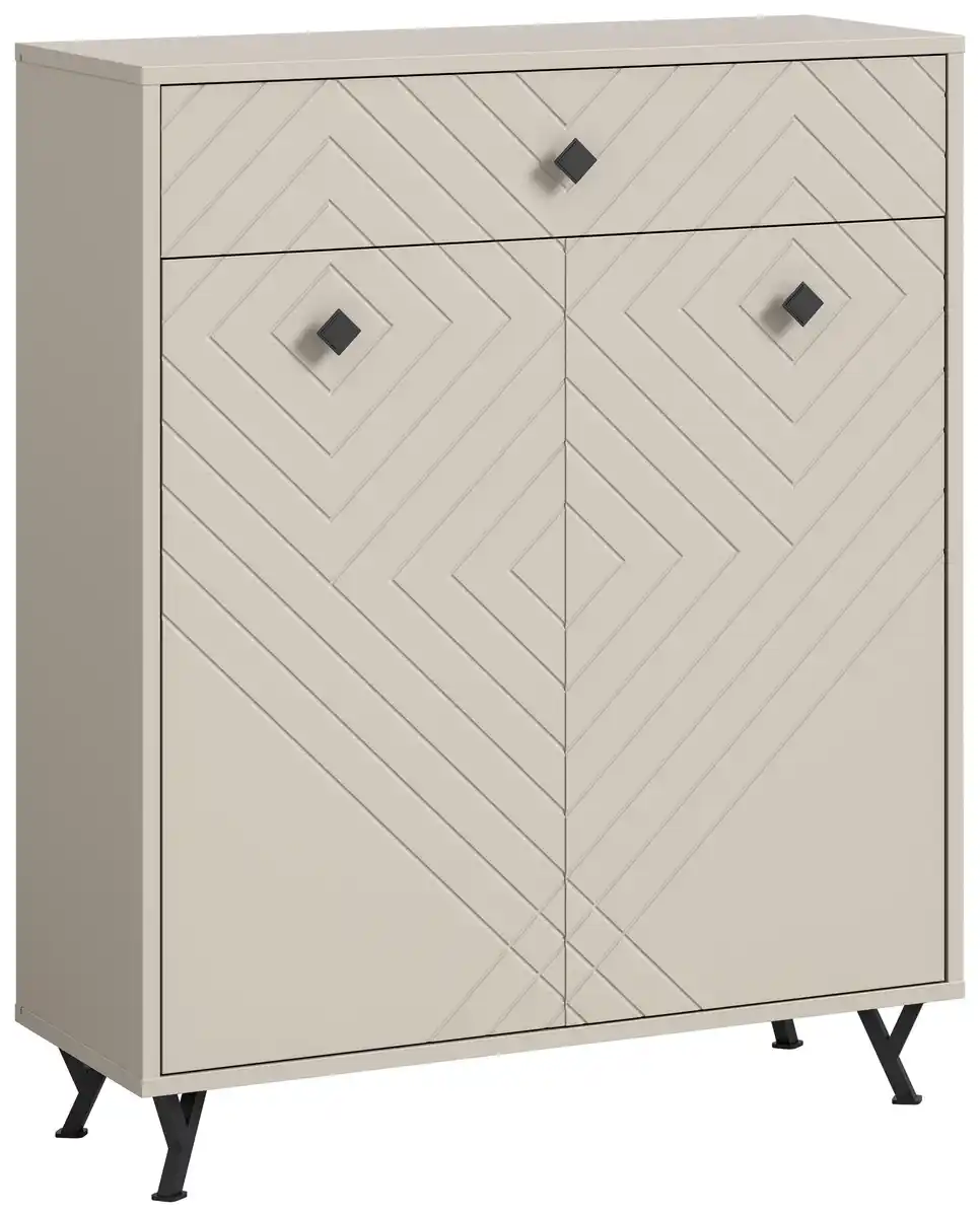 Bild 1 von Schuhschrank Notes ca. 80x100x35 cm Sandbeige