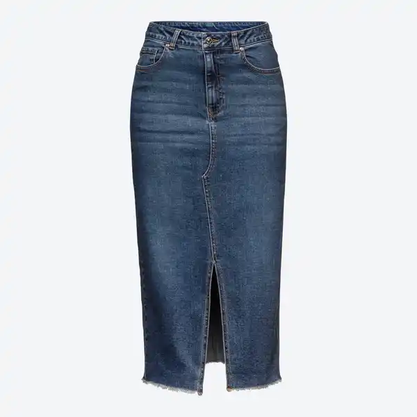 Bild 2 von Damen-Jeansrock mit Schlitz