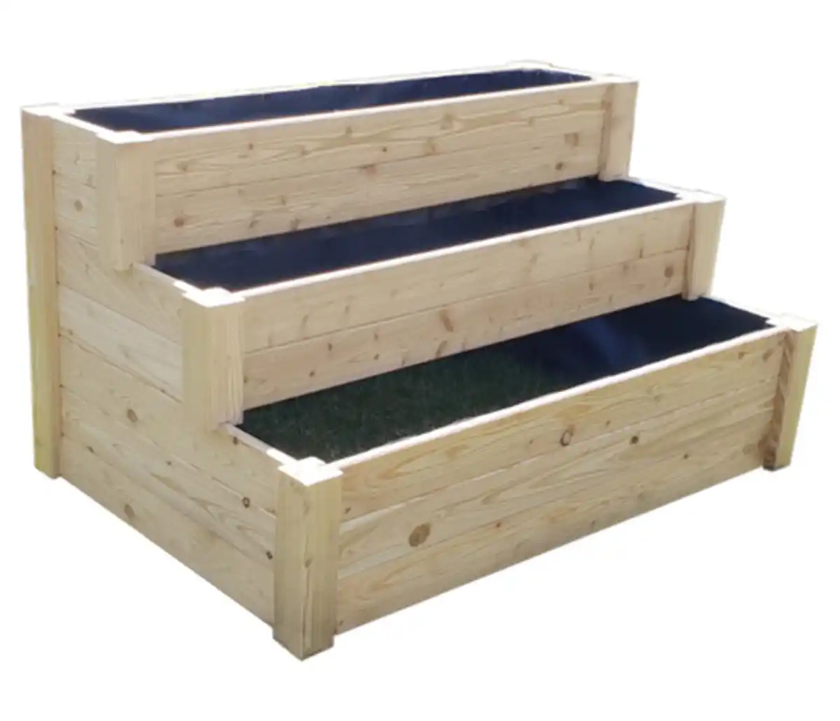 Bild 1 von Westmann Holz-Treppenhochbeet Premium, ca. B120/H64/T76 cm