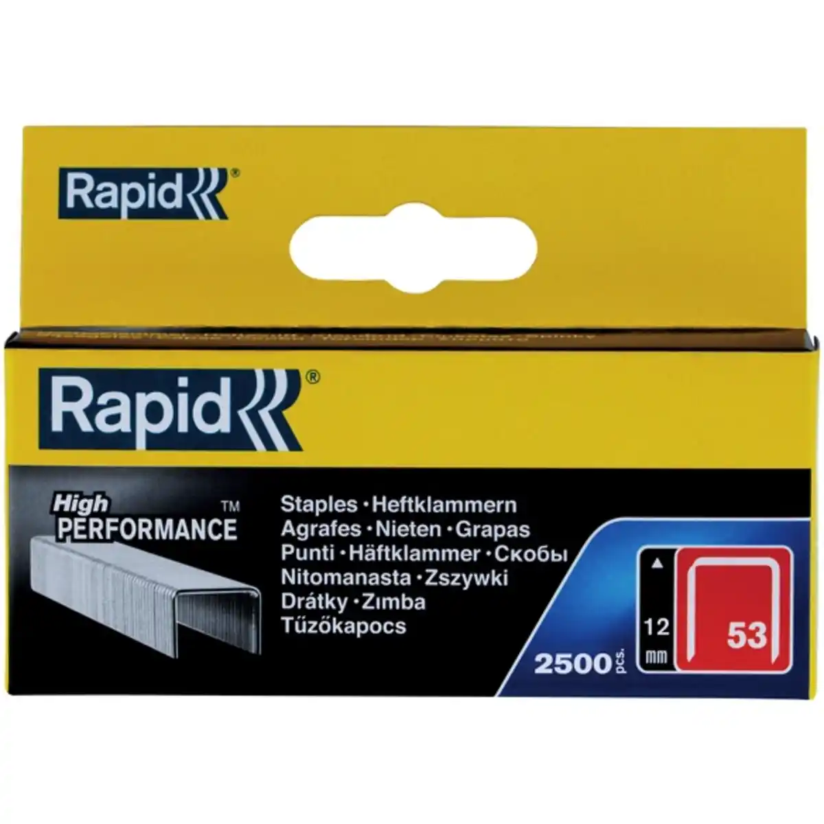 Bild 1 von Tackerklammern, 12 mm, Heftklammer Typ 53, 2500 St., in Schachtelverpackung