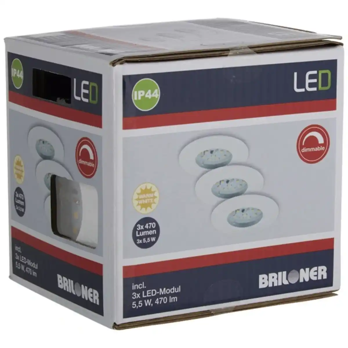 Bild 2 von LED-Einbauleuchte »ATTACH«, inkl. Leuchtmittel in warmweiß