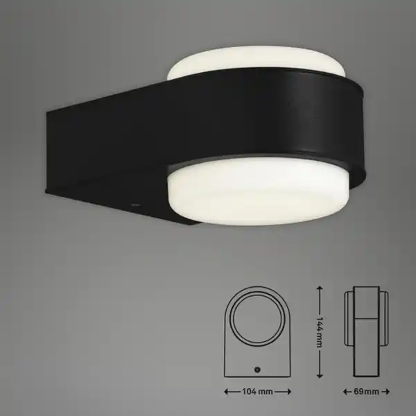 Bild 3 von LED-Außenwandleuchte, BxH: 10,4 x 6,9 cm, 6,5 W