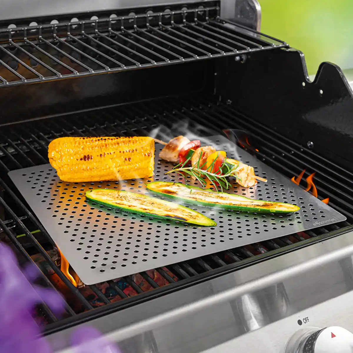 Bild 1 von Grill Gourmet Edelstahl-Grillplatte