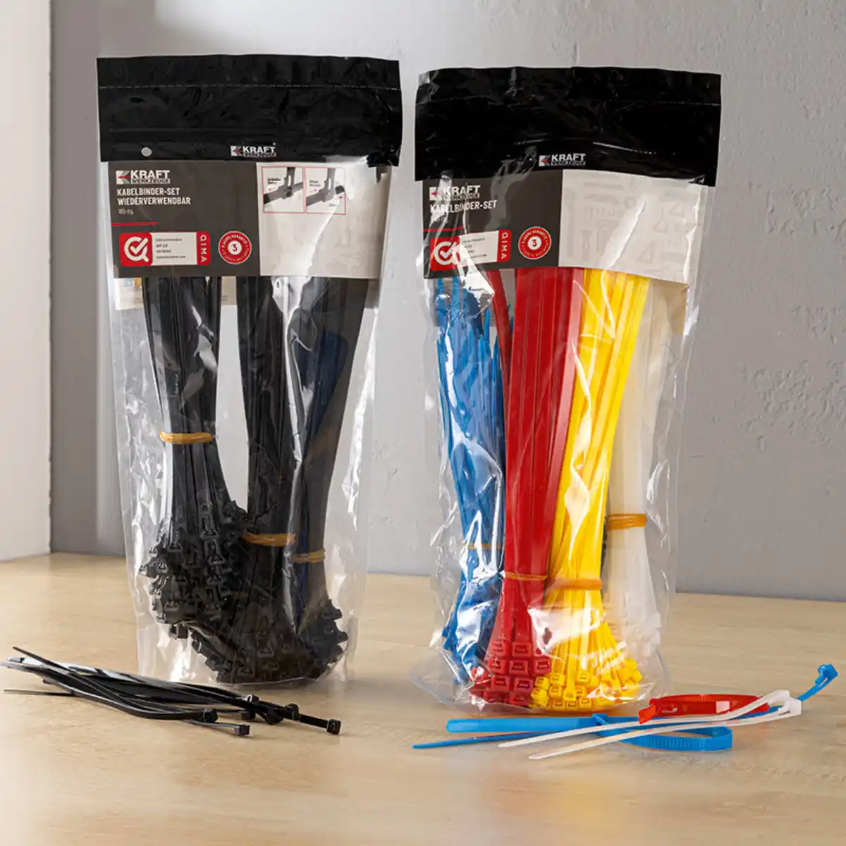 Bild 1 von Kraft Werkzeuge Kabelbinder-XXL-Pack