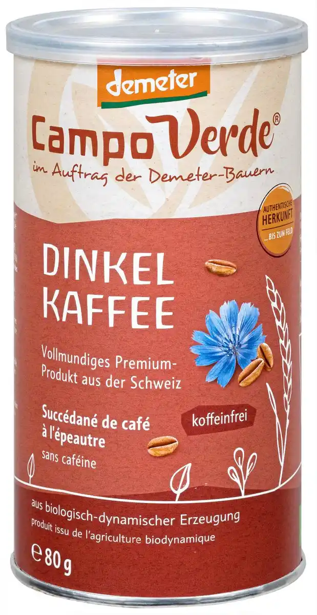 Bild 1 von CAMPO VERDE Demeter Dinkelkaffee, 80-g-Packg.