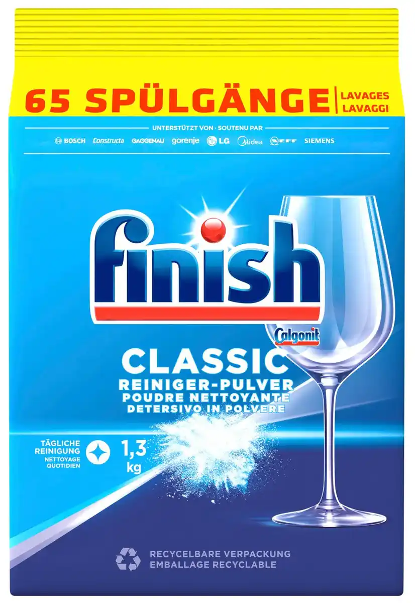 Bild 1 von FINISH Power Pulver, 1,3-kg-Packg.