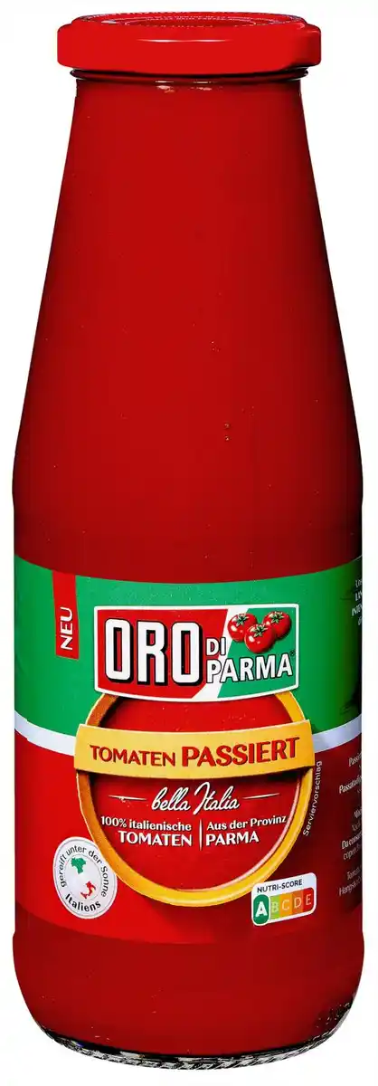 Bild 1 von ORO DI PARMA Passierte Tomaten, 700-g-Fl.