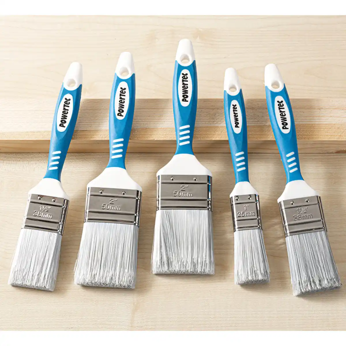 Bild 1 von Powertec Color Flachpinsel-Set "Soft Touch" 5tlg.