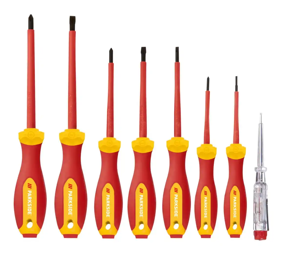 Bild 1 von PARKSIDE® Schraubendreher-Set 1.000 V, 8-teilig