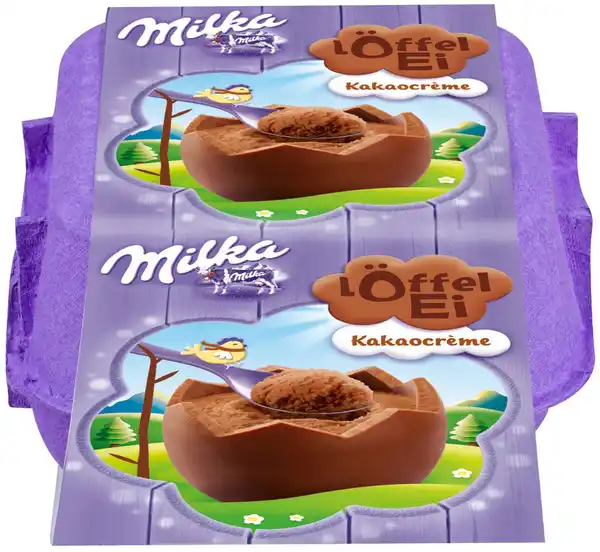 Bild 2 von MILKA Löffel-Eier, 128 - 136-g-Packg.