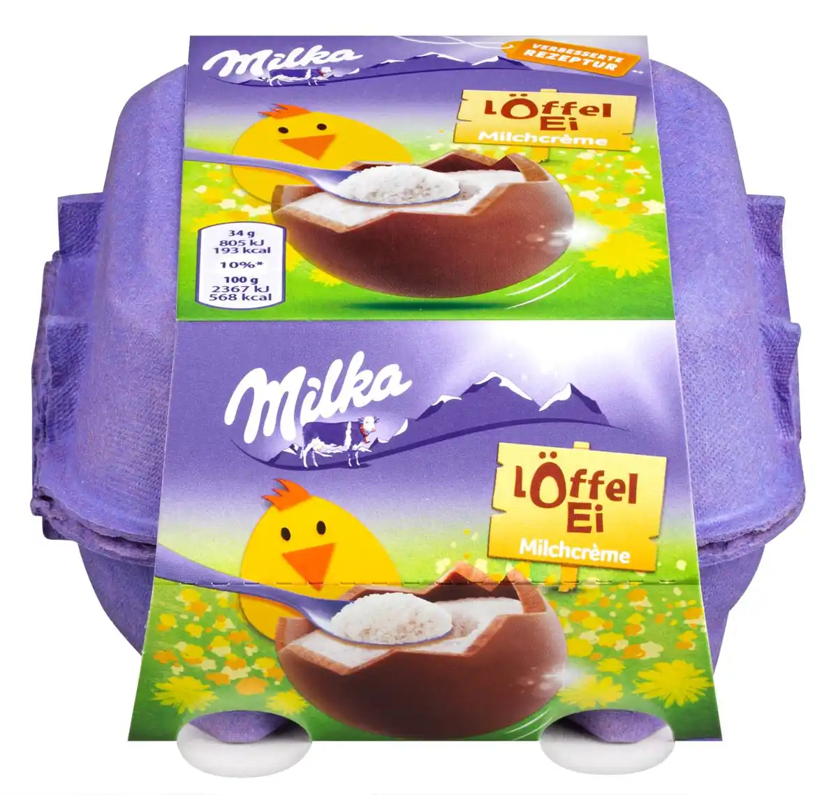 Bild 1 von MILKA Löffel-Eier, 128 - 136-g-Packg.