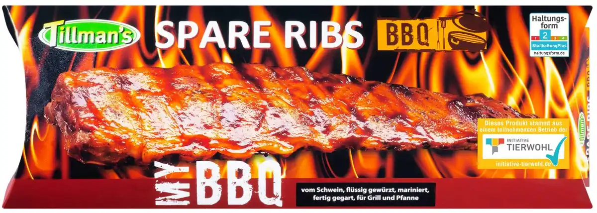 Bild 1 von TILLMAN'S Spare Ribs BBQ, kg