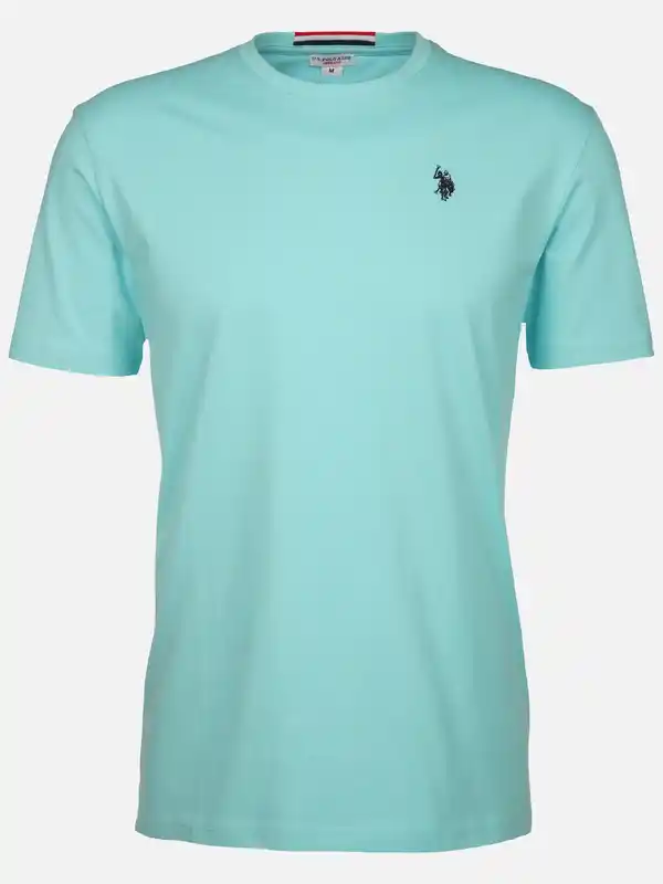 Bild 1 von Herren Shirt mit Logo-Stickerei Türkis