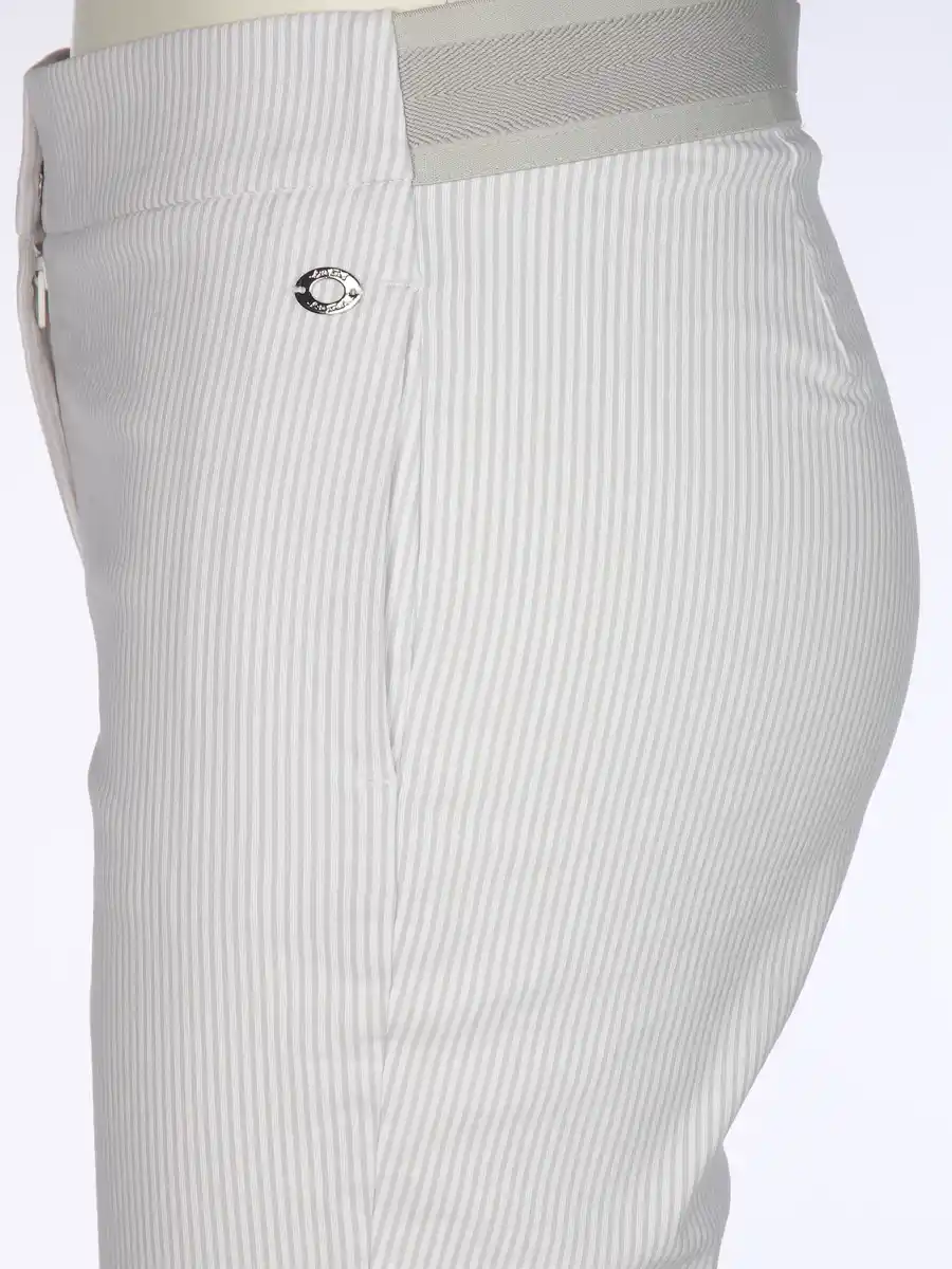 Bild 4 von Damen Sommerhose mit Streifen Grau