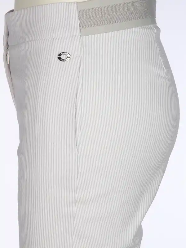 Bild 4 von Damen Sommerhose mit Streifen Grau