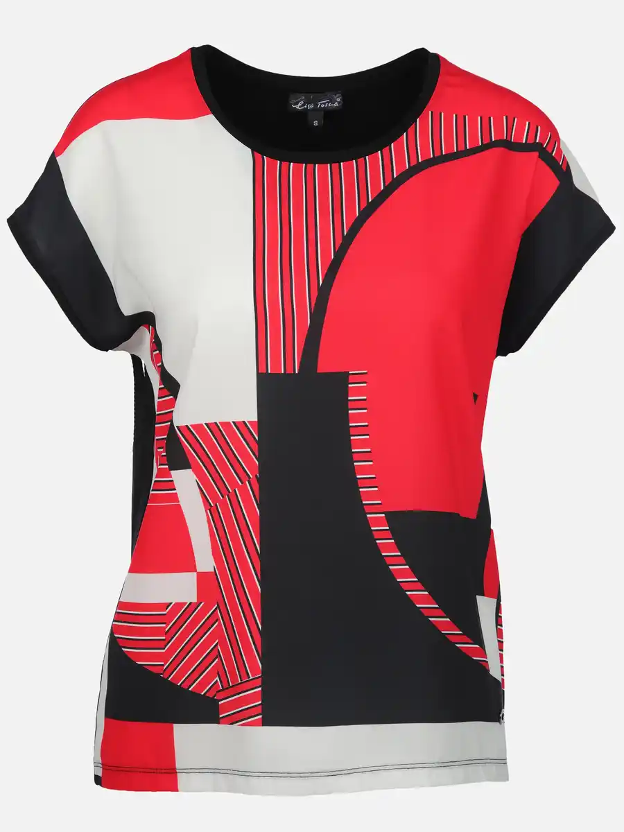 Bild 1 von Damen Shirt mit Frontprint Rot