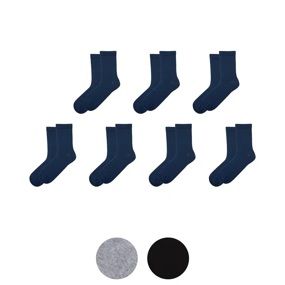 Bild 1 von UP2FASHION BASICS Damen oder Herren Socken, 7er-Pack