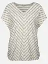 Bild 1 von Damen Ringelshirt Weiß