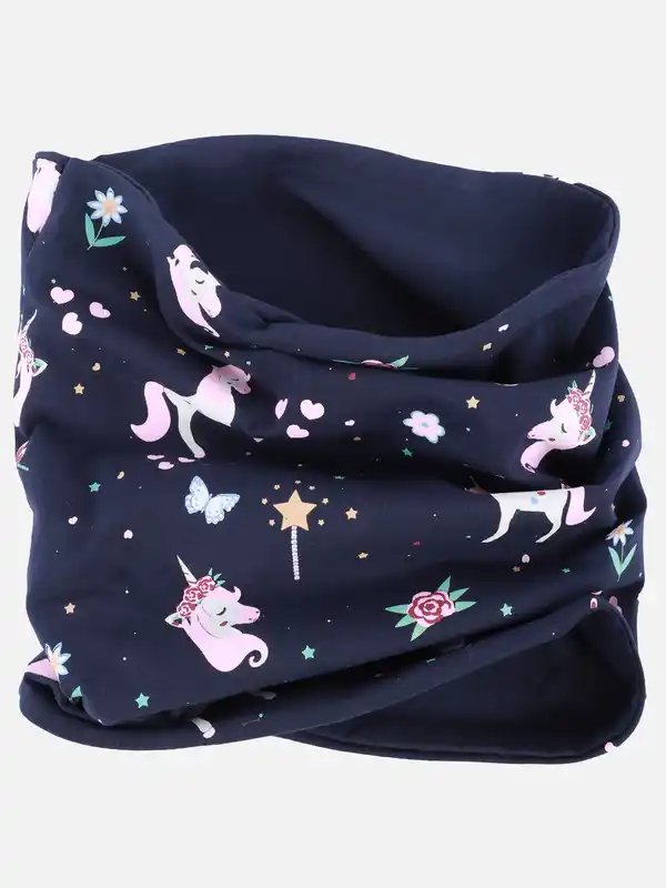 Bild 2 von Mädchen Loopschal wendbar Marine