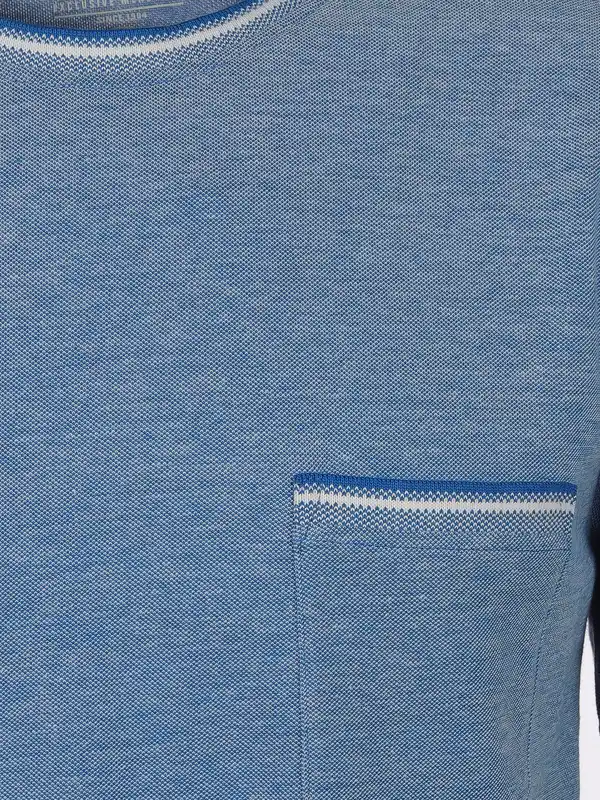 Bild 3 von Herren Shirt mit Brusttasche Blau