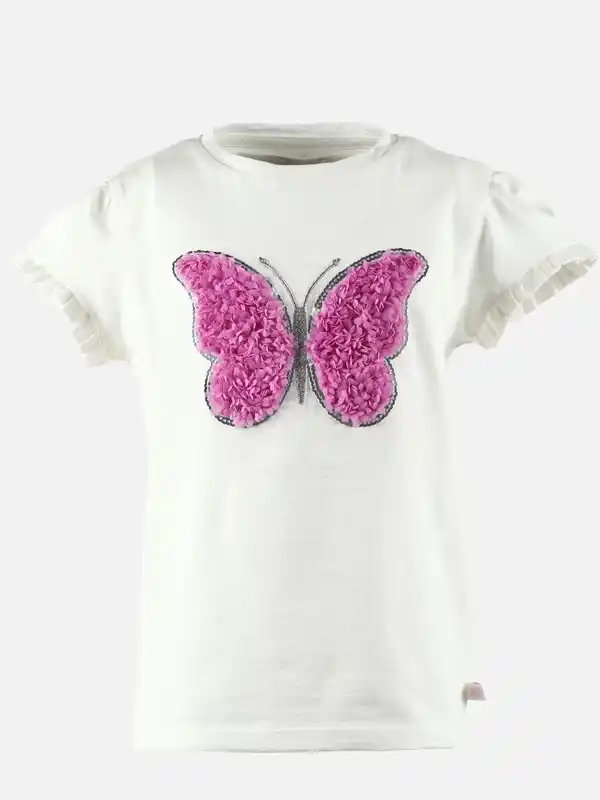 Bild 3 von Mädchen Set mit Schmetterlingsprint, 2tlg. Weiß